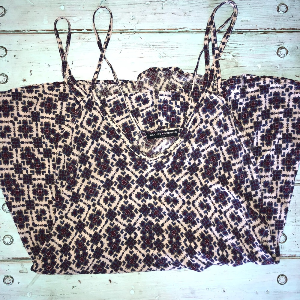 RARE Patterned Selda Dress by Brandy Melville - Picture 2 of 6